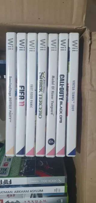 Juegos Wii: FIFA 11, Call of Duty, Shrek Tercero