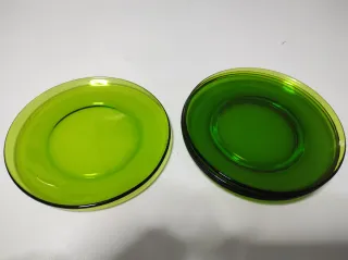 Platillos Duralex Verdes Vidrio