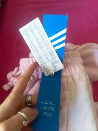 Pantalón Adidas Rosa Talla XS