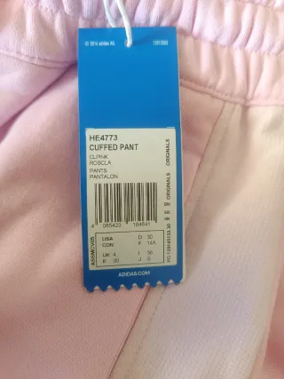 Pantalón Adidas Rosa Talla XS