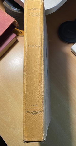 Libro Goya de Beruete y Moret