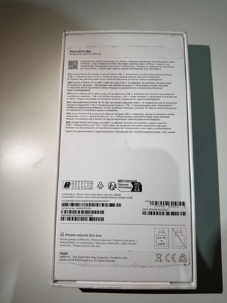 iPhone 16 Pro Max 256GB Negro