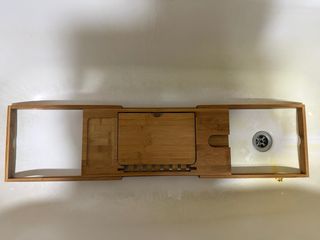 Bandeja para bañera de bambú