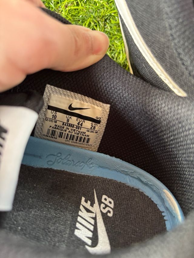 Zapatillas Nike Tela Negras