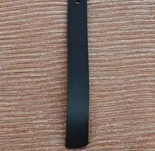 Cintura nera skinny fibbia metallo