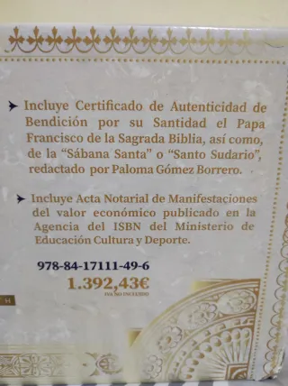Biblia bendecida. LEO OFERTAS RAZONABLES