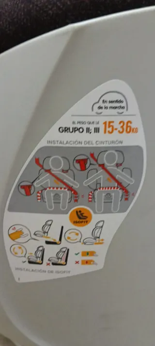 Silla coche Tecno-Fix Grupo 2-3