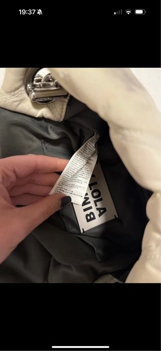 Bolso Bimba y Lola Nylon Cadena Plateada