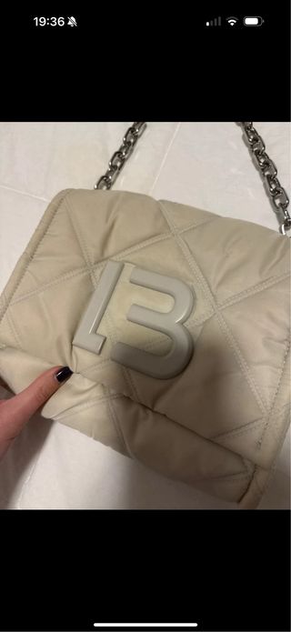 Bolso Bimba y Lola Nylon Cadena Plateada