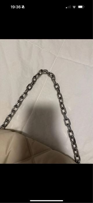 Bolso Bimba y Lola Nylon Cadena Plateada