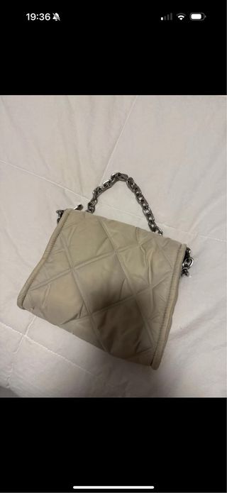 Bolso Bimba y Lola Nylon Cadena Plateada