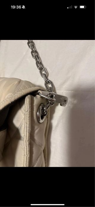 Bolso Bimba y Lola Nylon Cadena Plateada