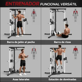 SPORTNOW Máquina Multiestación Musculación