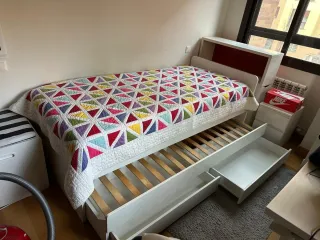 Cama nido IKEA SLAKT blanca