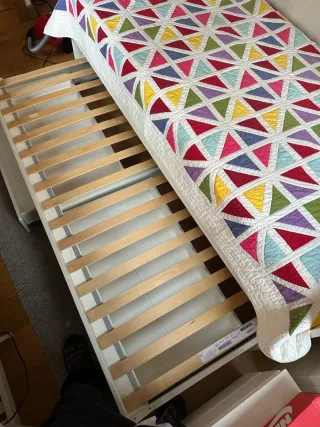 Cama nido IKEA SLAKT blanca