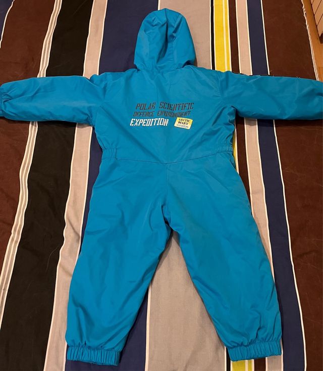 Mono de Nieve Infantil Azul