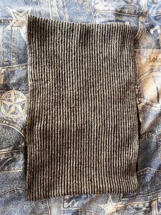 Cuello reversible gris