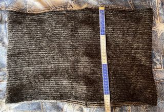 Cuello reversible gris