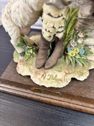 Figura Capodimonte A.Belcari Pastor y Cabra