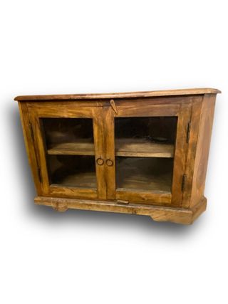 Armario madera cristal puertas