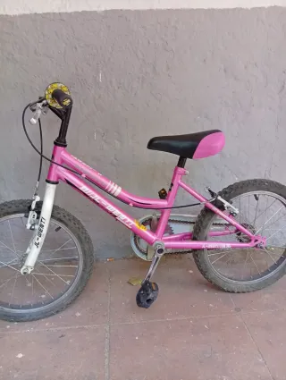 Bicicleta niña rosa