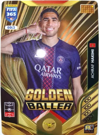 Carta Panini FIFA 365 Golden Baller Hakimi