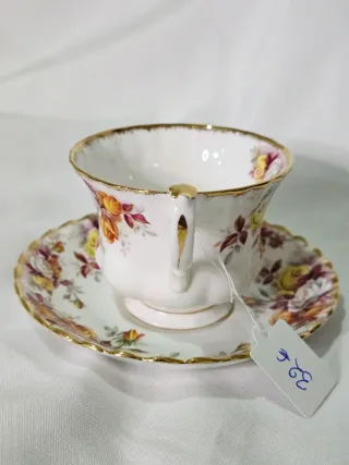 Servicio de té o café Porcelana Inglesa Royal albe