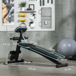 Banco de pesas plegable HOMCOM