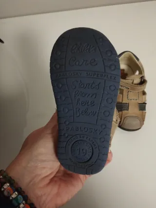 Sandalias Pablosky niño Talla 19