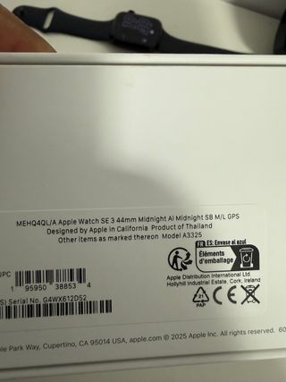 Apple Watch SE 3 44mm Negro