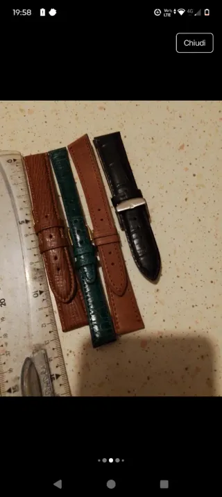 4 cinturini per orologi