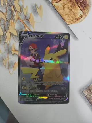 Carta Pokemon Pikachu V TG16/TG30