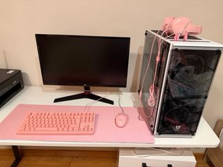 PC GAMING COMPLETO + MONITOR + MESA | RTX 3050 |