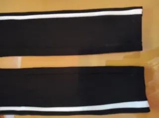 Pantalones Zara Leggins Invierno T XS,negro/blanco