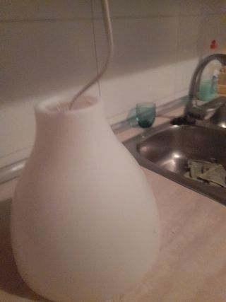 Lámpara de cocina blanca
