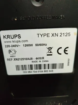 Cafetera Nespresso Krups . AVERIADA. Leer Descripc