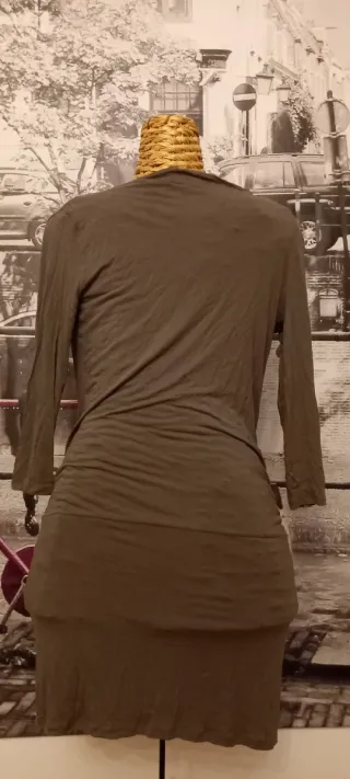 Abito/blusa marrone chiaro