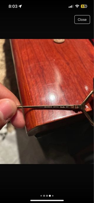 Gafas de sol Gucci marrones y doradas