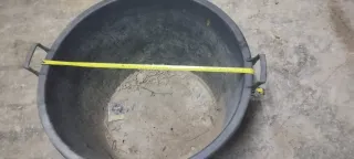 X2 Cubo plástico 250L , recipiente, bidón espuerta