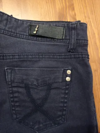 Pantalón tejano azul marino mujer T-40