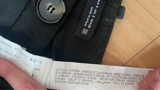 Pantalón de traje negro