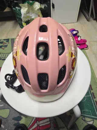 Patines infantiles ajustables, casco y proteccione