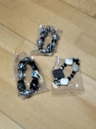3 Pulseras Bisutería Chica Nuevas