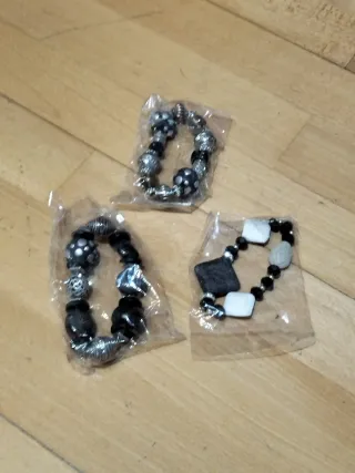 3 Pulseras Bisutería Chica Nuevas