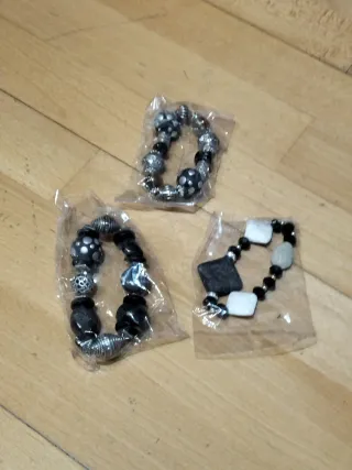 3 Pulseras Bisutería Chica Nuevas