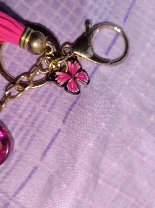 Portachiavi glitterato