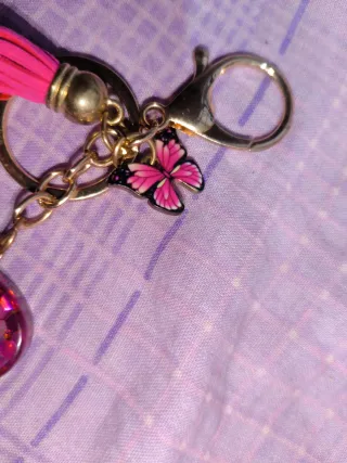 Portachiavi glitterato