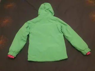 Cazadora Neak Peak verde y rosa niña/niño 8 años.