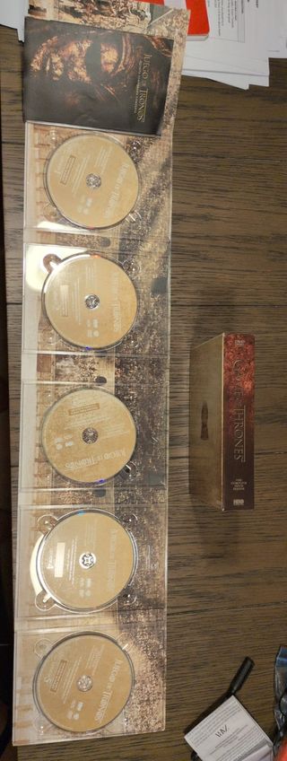Pack DVD Juego de Tronos T1-5
