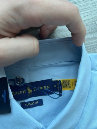 Camisa Polo Ralph Lauren Azul Talla M